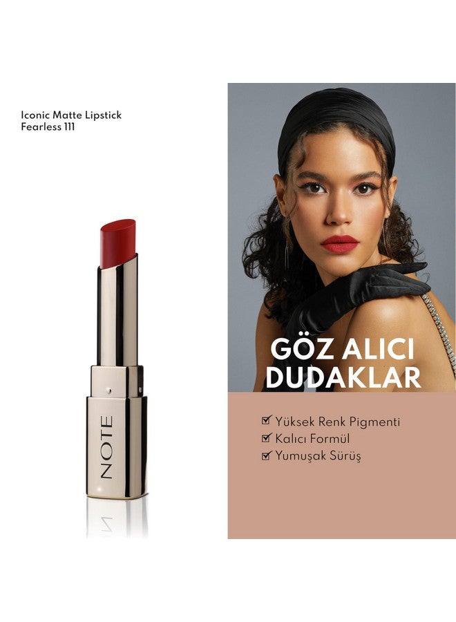 Note Cosmetique Lipstick 111 Fearless (Matte) - Image 2