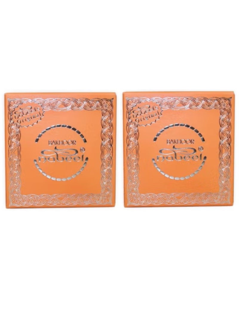 Nabeel 2 pieces of Nabil Bakhoor, oriental wooden pen, 40 grams - Image 1