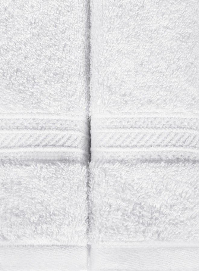 Superior Atlas Cotton Luxury Face Towels, Washcloth Set, Heavyweight, Bathroom Accessories, Kitchen Basics, Spa, Salon, Hotel, Resort, Thick, Ultra-Plush, Highly-Absorbent, Face Towel, White - Image 5