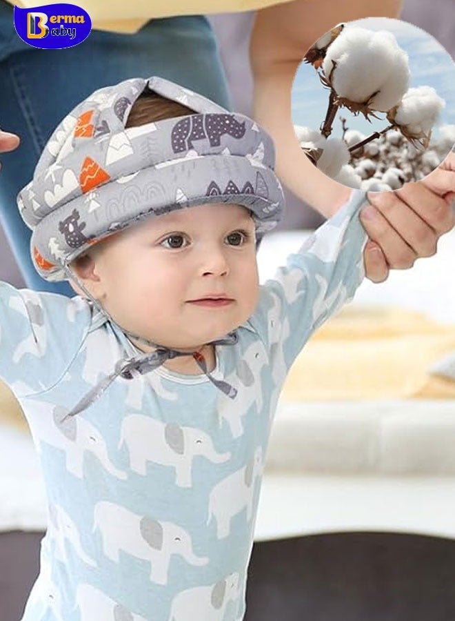 Berma Baby Baby Helmet for Crawling Walking Baby Head Protector - Head Protection for Infant Baby No Bumps and Soft Cushion Safety Headguard I Toddler Inflatable Helmets 1-2 Years Old, 6-12 Months - Image 1