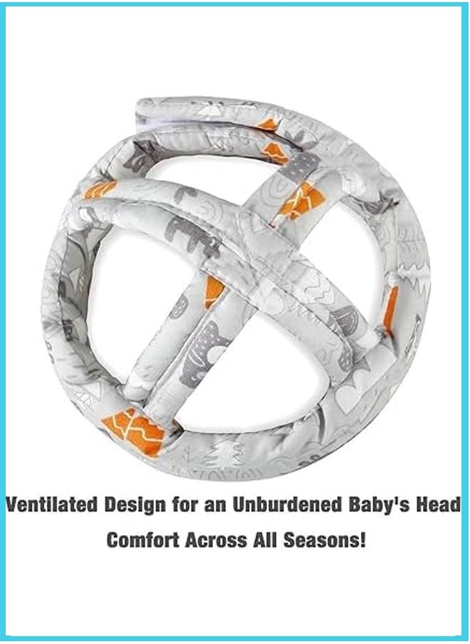 Berma Baby Baby Helmet for Crawling Walking Baby Head Protector - Head Protection for Infant Baby No Bumps and Soft Cushion Safety Headguard I Toddler Inflatable Helmets 1-2 Years Old, 6-12 Months  - Image 4