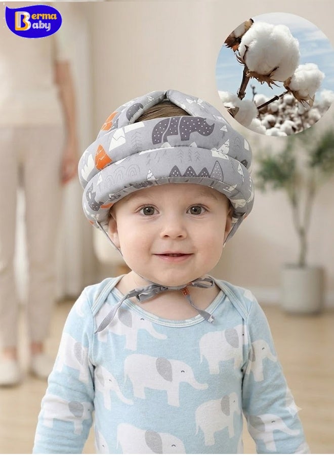 Berma Baby Baby Helmet for Crawling Walking Baby Head Protector - Head Protection for Infant Baby No Bumps and Soft Cushion Safety Headguard I Toddler Inflatable Helmets 1-2 Years Old, 6-12 Months - Image 1