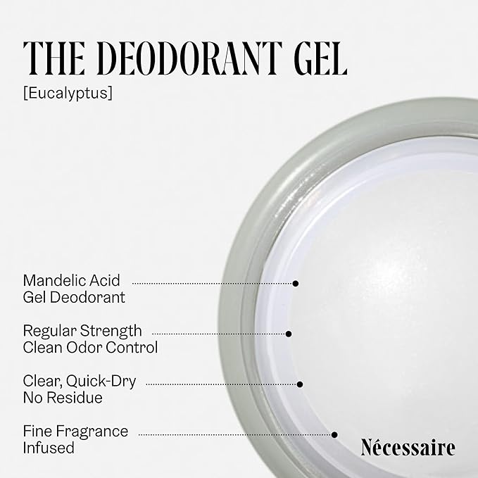 Nécessaire The Deodorant Gel - With 5% Alpha Hydroxy Acid (AHA) and Niacinamide Eucalyptus - Image 3