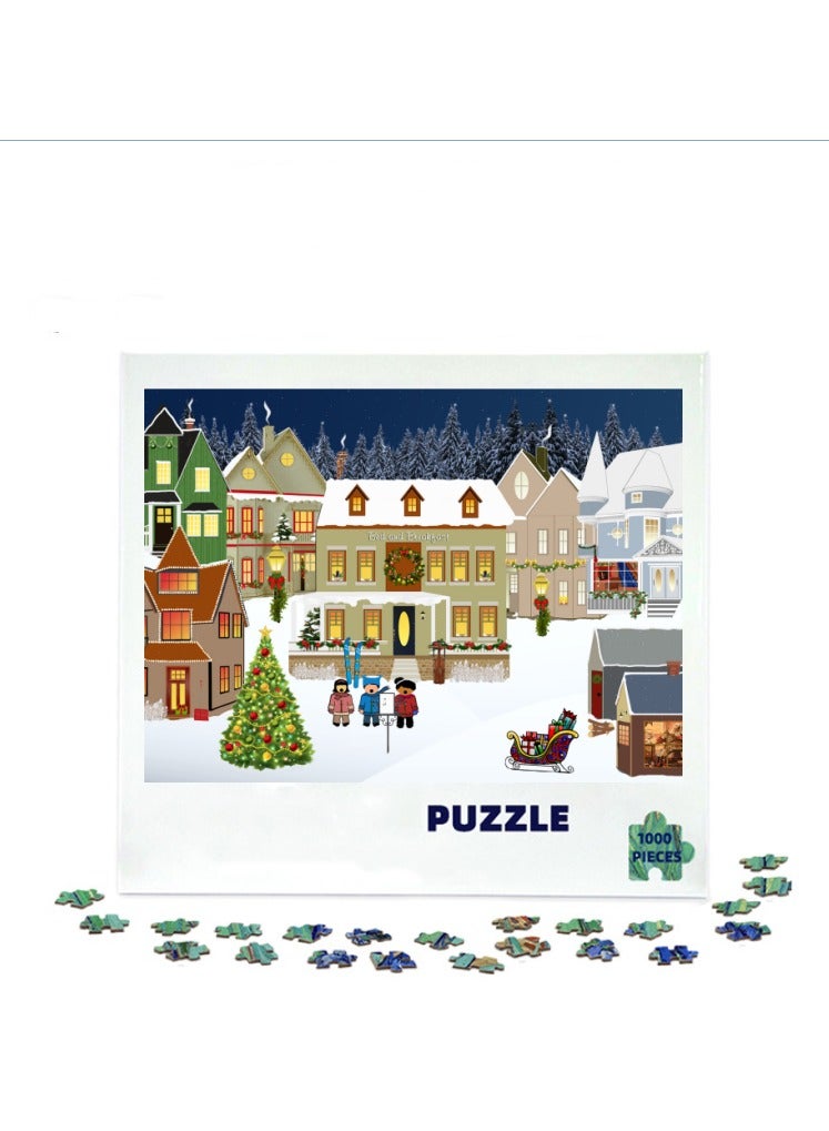 Anna 3D Snow Scene Nature Landscape 1000-Piece Puzzle - Image 2