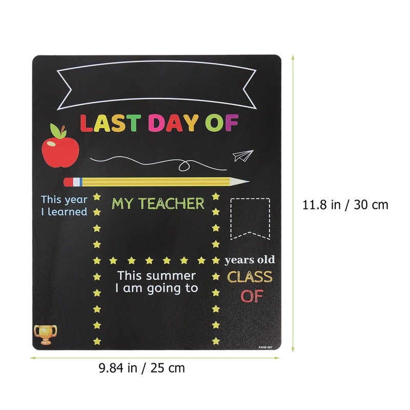 Double Sided Erasable Chalkboard Sign Reusable School Classroom Blackboard Whiteboard - Image 3