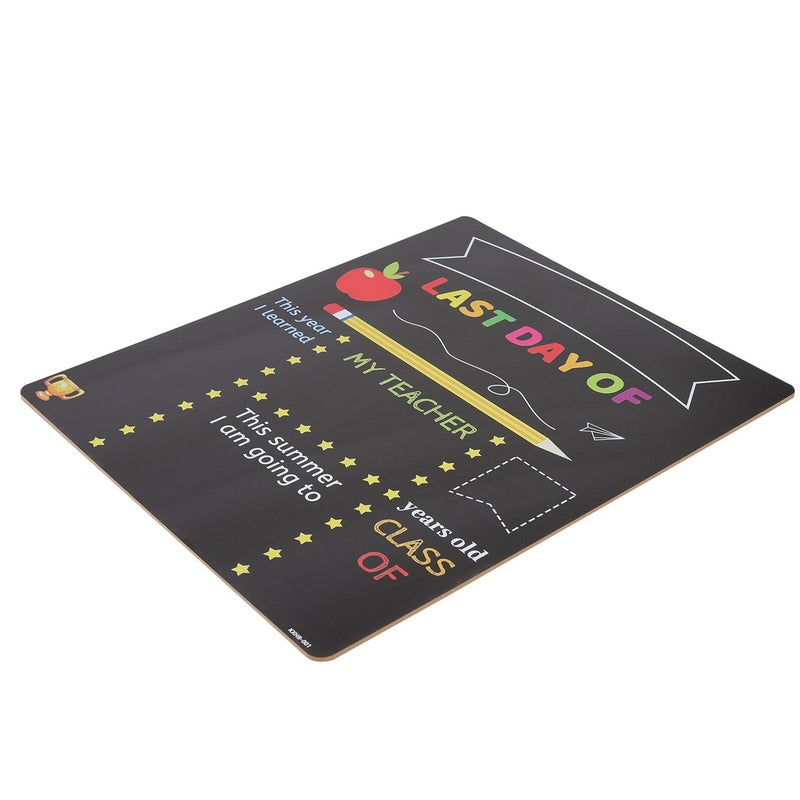 Double Sided Erasable Chalkboard Sign Reusable School Classroom Blackboard Whiteboard - Image 2