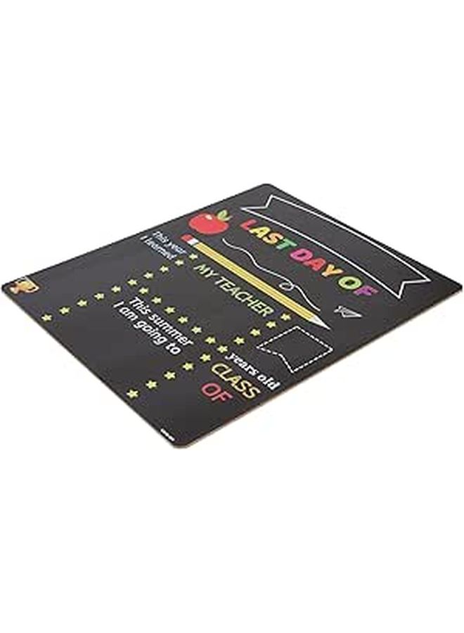 Double Sided Erasable Chalkboard Sign Reusable School Classroom Blackboard Whiteboard - Image 1