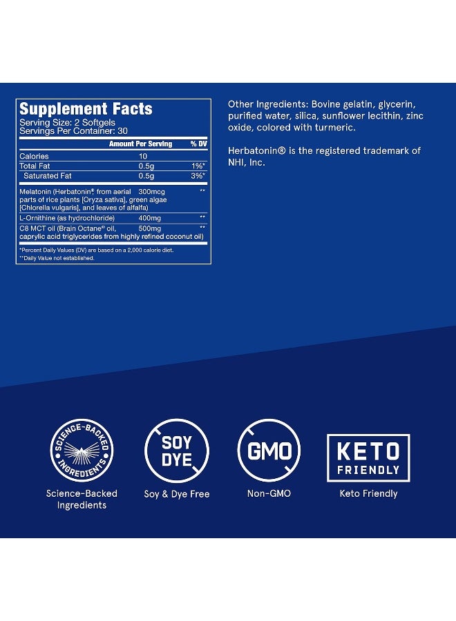 Bulletproof Sleep Mode Softgels 60 Count Dietary Supplement - Image 2