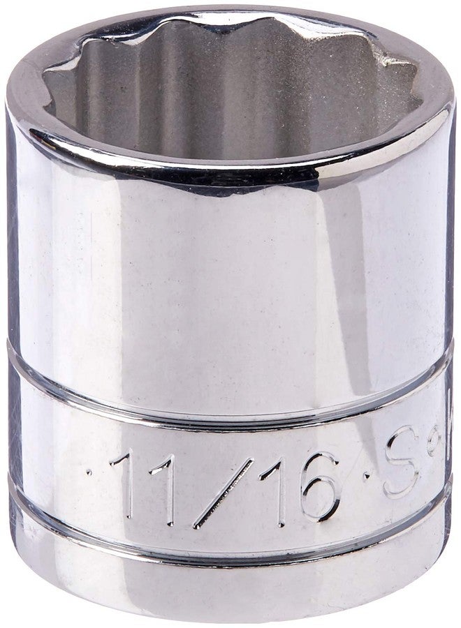 اس كي كي SK Tools USA محرك 3/8 بوصة، 12 نقطة، سطحي، مقبس كروم SAE، 5/8 بوصة | 45120 - Image 1