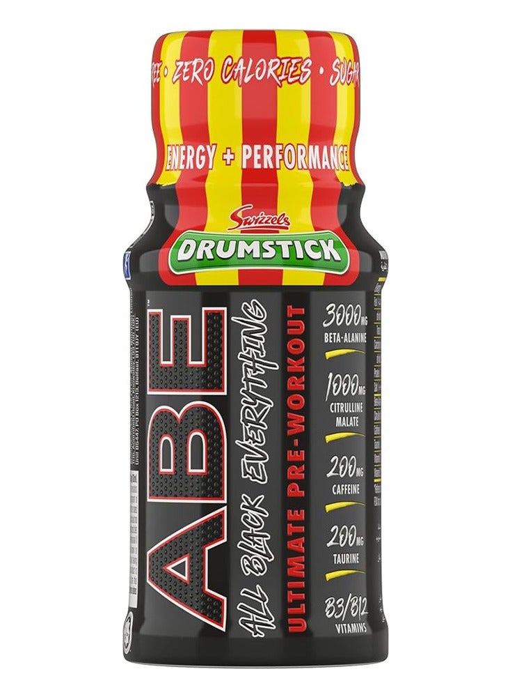 Applied Nutrition Abe Ultimate Pre Workout Drumstick Shot Raspberry 60Ml Pack Of 12 - Image 2