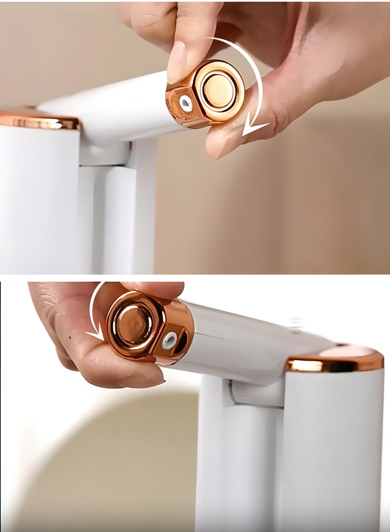 Electric Portable Folding Water Pump Dispenser For Bottle Low Noise 3 Quantitative Settings Drinking Water Pump 1200mAh Water Dispenser Pump 1 10° inclined outlet Ideal for Home Office Use in Saudi Arabia - Image 3