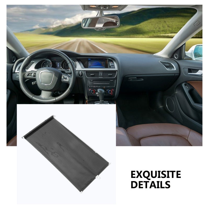 🚗 واقي شمس قابل للسحب للسيارة يحجب أشعة الشمس فوق البنفسجية والحرارة قابل للطي لحماية الزجاج الأمامي - Image 2