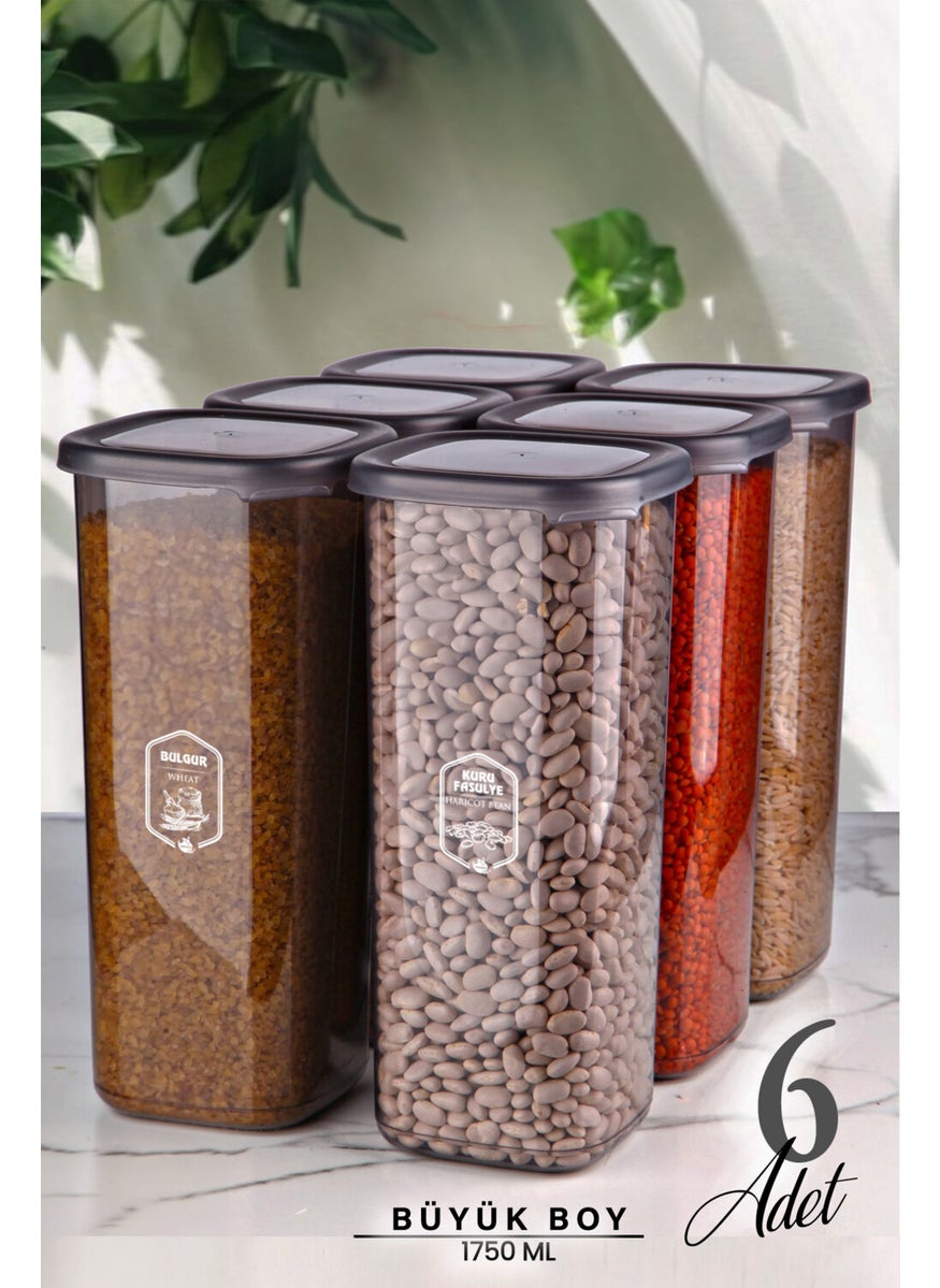 Advantageous 6-Piece Boly Square Storage Container Set with Label 1750ML Food Jars that Can Be Made in Multiple Sets - pzsku/ZC9A3F9BD77CCEAD3B310Z/45/_/1725794085/a6c88338-f2ab-4f3b-9242-703ac6e78de4