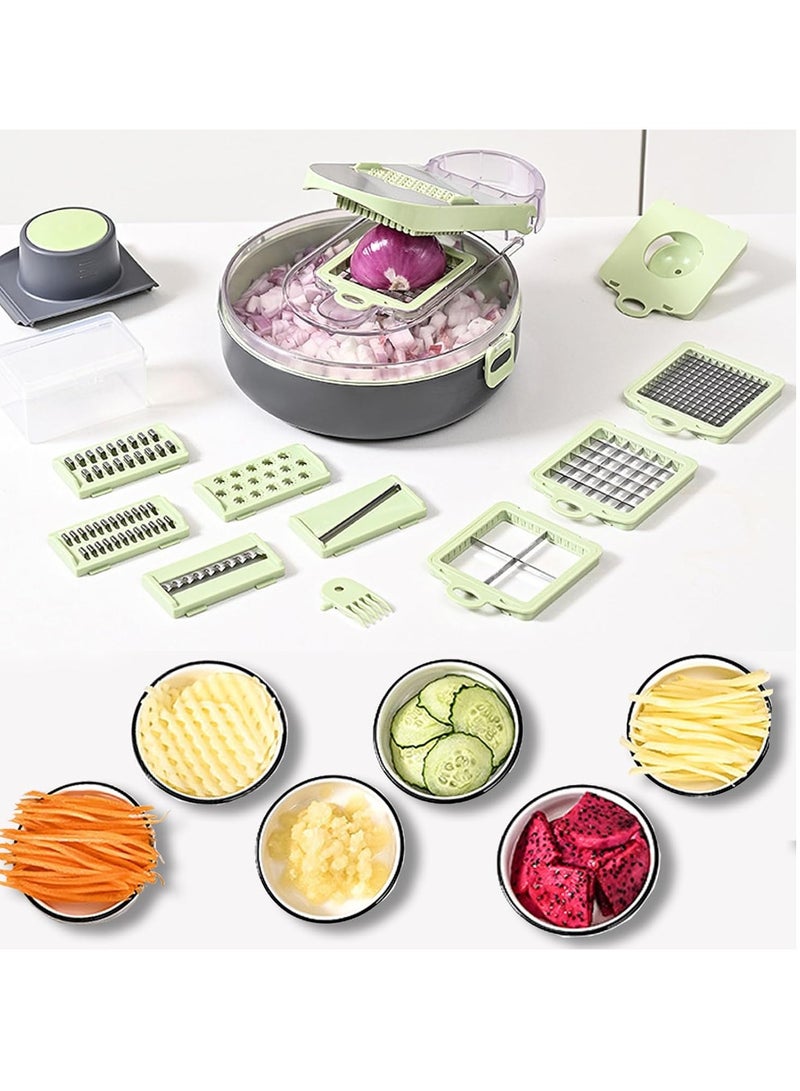 Vegetable Chopper, Onion Chopper, 16 In 1 Multifunctional Food Chopper - Image 5