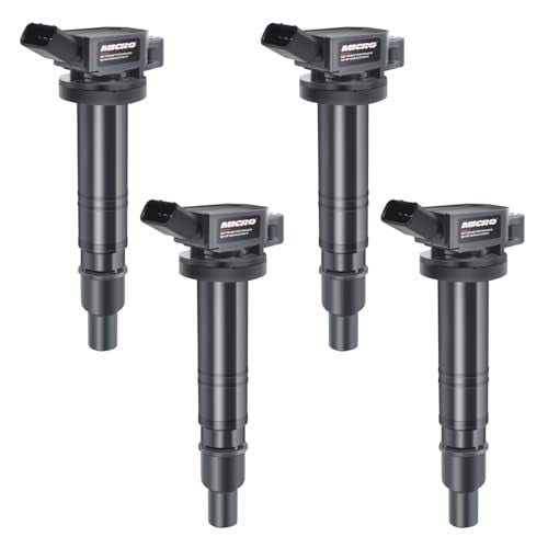 Micro Set of 4 Ignition Coil Pack Compatible with Toyota Scion Camry Tacoma Matrix xB Hiace Solara 2.4L 2.7L L4 Replacement for 90919-A2001 90919-02248 UF495 90919-A2006 - Image 3