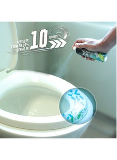 PEESAFE Toilet Hygiene Combo For Women | Toilet Seat Sanitizer Mint (50 Ml) With Disposable Toilet Seat Cover (10 N) | Protects Against Germs | Easy To Carry | Travel Friendly Pack  - Image 2