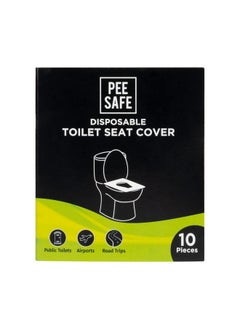 PEESAFE Toilet Hygiene Combo For Women | Toilet Seat Sanitizer Mint (50 Ml) With Disposable Toilet Seat Cover (10 N) | Protects Against Germs | Easy To Carry | Travel Friendly Pack  - Image 4