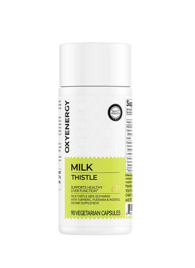 OxyEnergy MILK THISTLE 90 CAPSULES  - Image 1