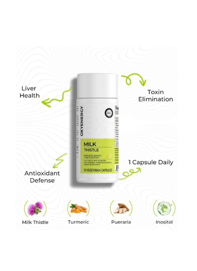OxyEnergy MILK THISTLE 90 CAPSULES  - Image 3