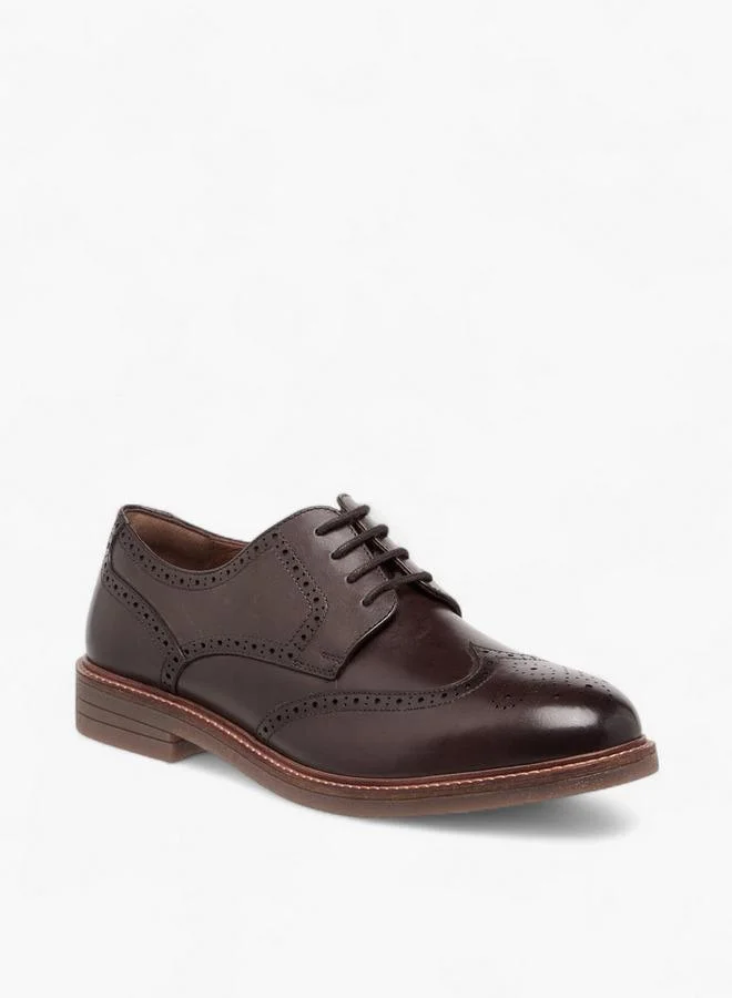 DUCHINI Men's Lace-Up Derby Shoes