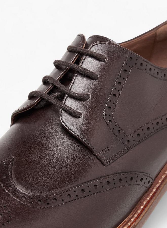 DUCHINI Men's Lace-Up Derby Shoes - Image 4