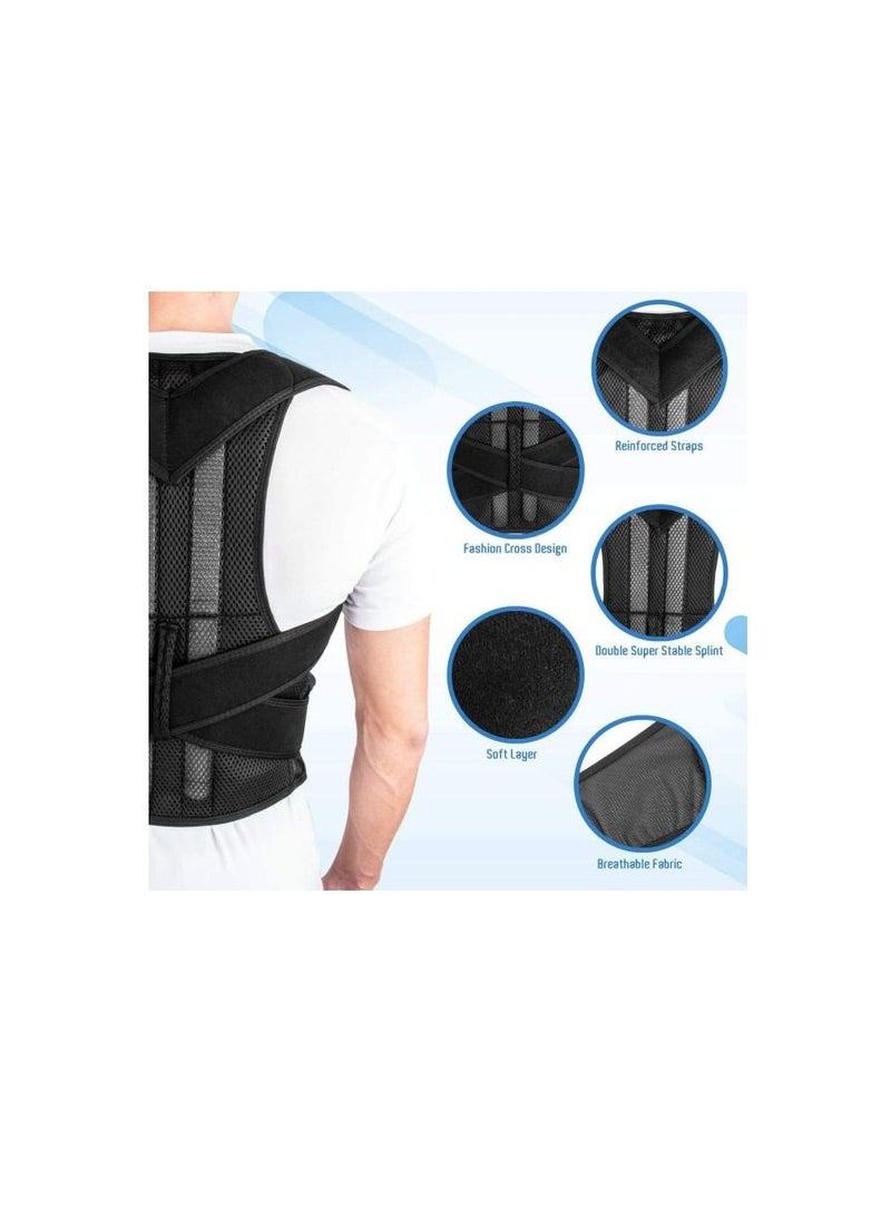 دعامة ظهر علوية قابلة للتعديل لتخفيف آلام الرقبة والظهر والكتف وتصحيح الوضعية ودعم آلام الظهر - Image 4