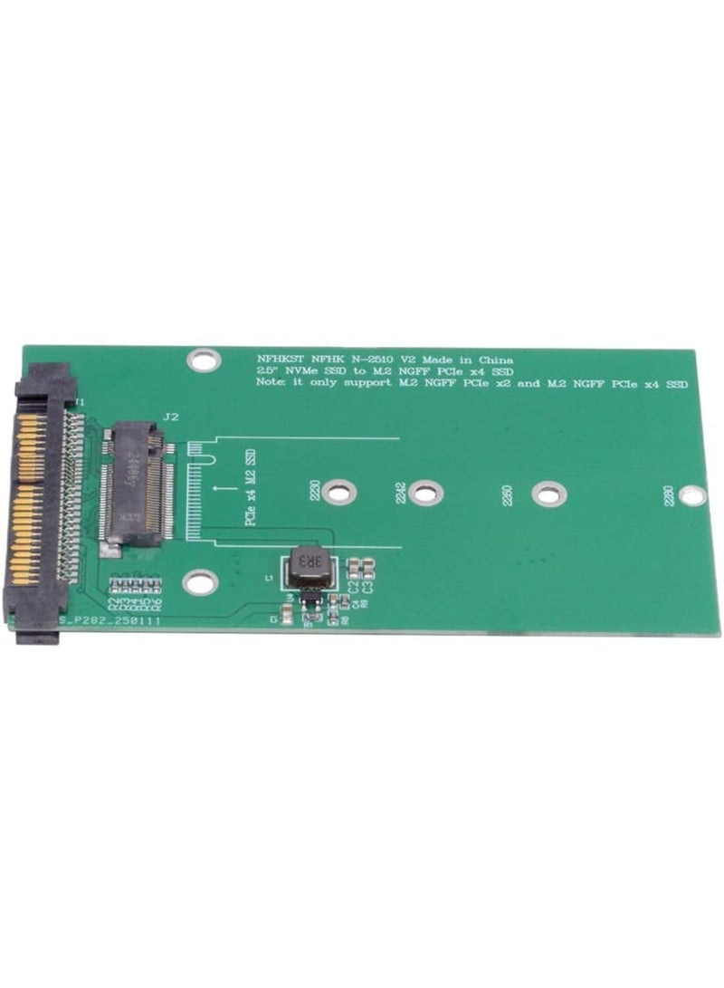 محول NVMe U.2 إلى NGFF M.2 M-Key PCIe SSD – تحويل سريع لأقراص التخزين على اللوحة الأم - Image 4