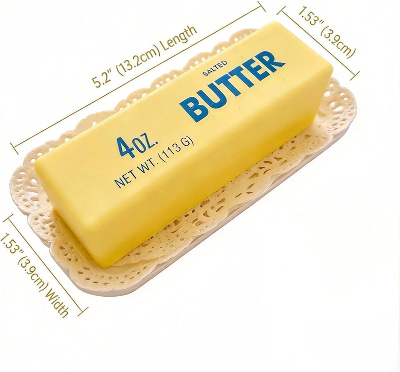 Slow Rising Dumpling Squishy Butter Squeeze Toy - Sensory Stress Relief Fidget Toy - Image 2