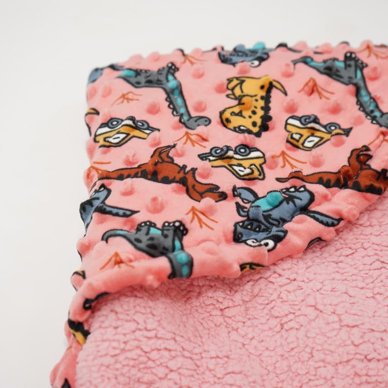 Florida Florida All Season Hooded Baby Blanket Swaddler Wrapper Flannel Soft and Comfortable for New Born Baby Girls and Boys-Wrap Warm Rose - Image 2