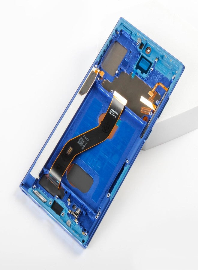 Olivechard شاشة OLED LCD من Olivechard Note 10+ 5G مع إطار أزرق هالة لهاتف Samsung Galaxy Note10 Plus/5G SM-N975U N975W N976U، مقاس 6.8 بوصة، طقم تركيب شاشة LCD بديلة مع مُحَوِّل رقمي يعمل باللمس - Image 5