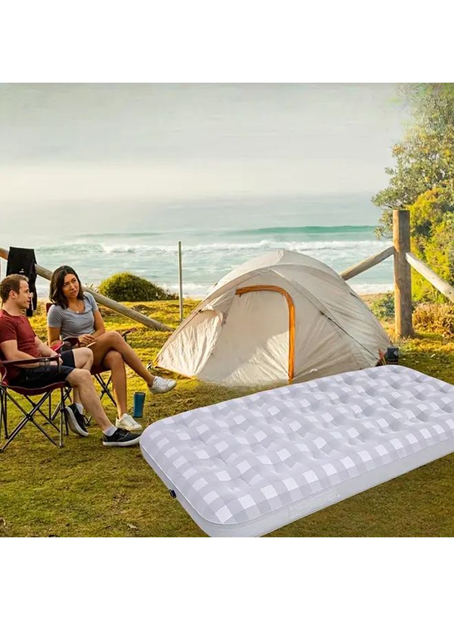 1pc Air Mattress Inflatable Guest Bed Camping Portable Travel Mattress 75 2x28 74x8 66 Inches - Image 1