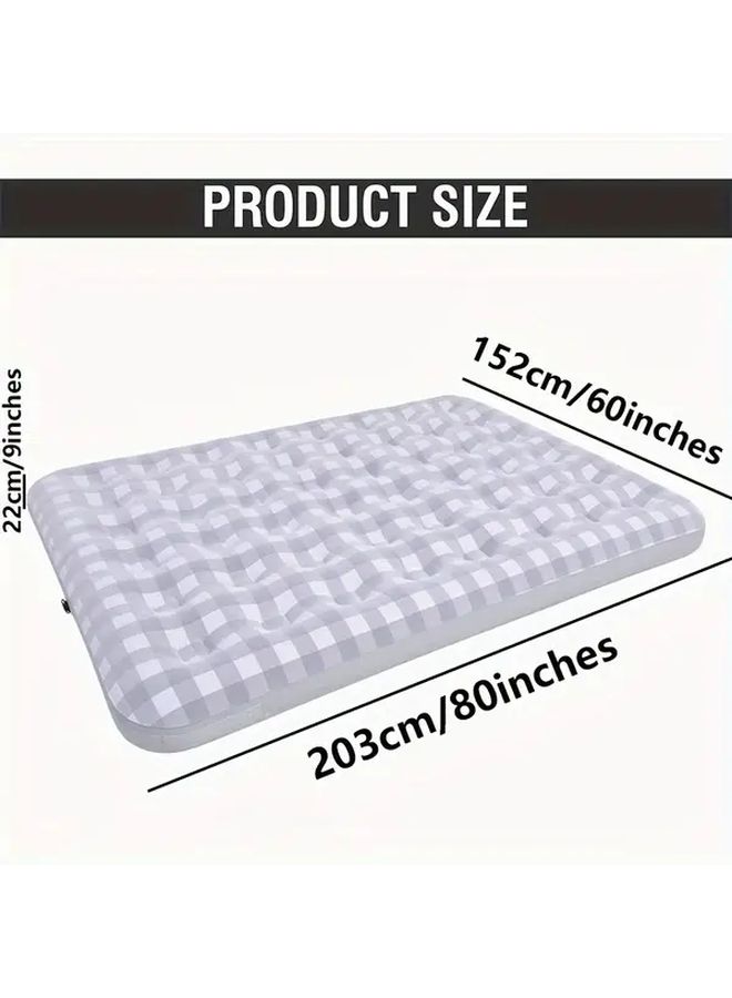 1pc Air Mattress Inflatable Guest Bed Camping Portable Travel Mattress 75 2x28 74x8 66 Inches - Image 4