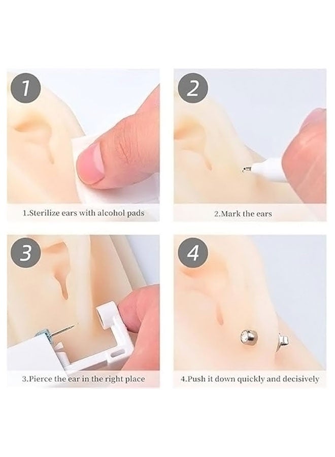 YelaJoy Ear Piercing Kit, Nose Piercing Kit,  Plastic Material,  Sturdy Practical,  Individually Packed Clean Practical Tools, Suitable For Beginners And Professional Salons （4 Pcs） - Image 5