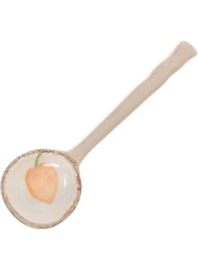 Ceramic Carrot Design Soup Spoon Anti Scald Handle Kitchen Utensil - Image 1