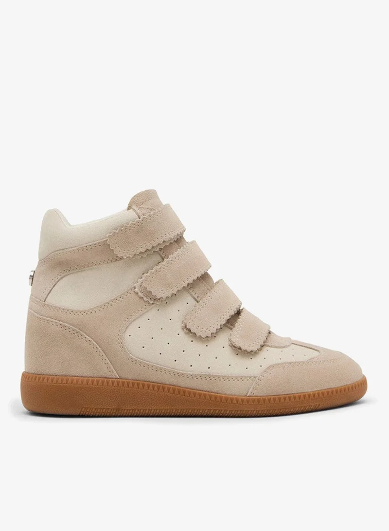 ستيف مادن Mustang Velcro Closure High Top Sneakers