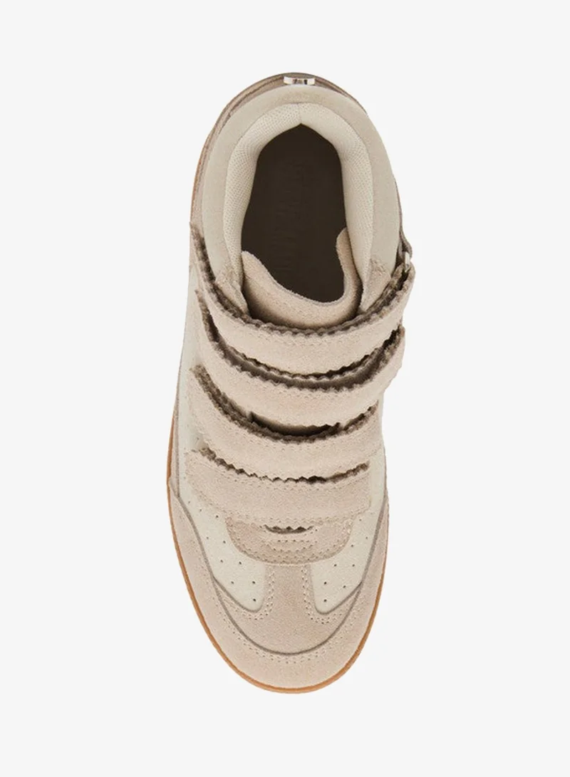 Steve Madden  Mustang Velcro Closure High Top Sneakers for Women | Best Price UAE