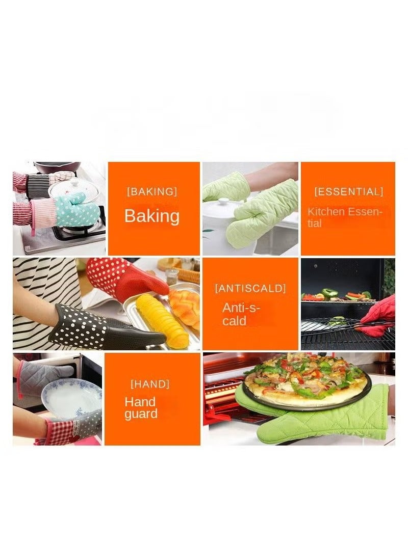 آنا قفازات مطبخ تحمي من الحرارة وسميكة للاستخدام في الفرن - Image 4