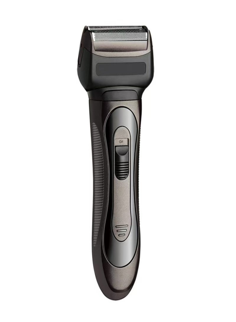 ماكينة حلاقة كهربائية 3 في 1 للحلاقة وتشذيب الشعر وتشذيب شعر الأنف، مزودة بمحرك فرشاة ورؤوس حلاقة عائمة متبادلة. - Image 2