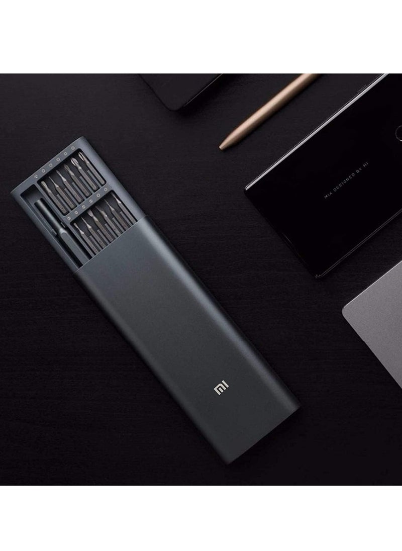 طقم مفك براغي دقيق يدوي من Xiaomi Mi مكون من 24 قطعة BHR4680GL - رمادي