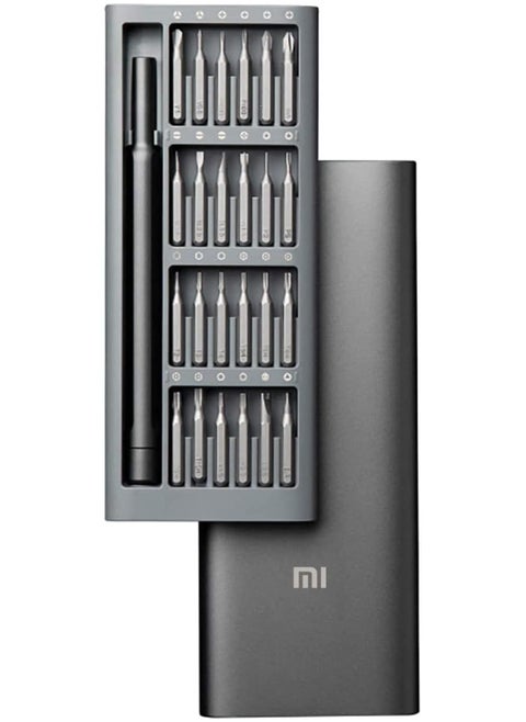 طقم مفك براغي دقيق يدوي من Xiaomi Mi مكون من 24 قطعة BHR4680GL - رمادي