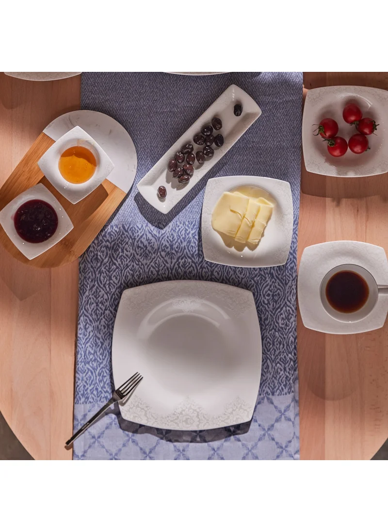 Karaca Fine Pearl Helen 26 Piece Breakfast Set for 6 People