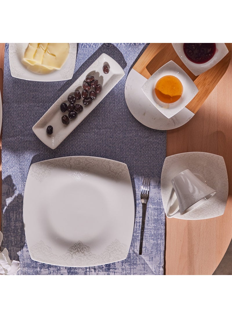 Karaca Fine Pearl Helen 26 Piece Breakfast Set for 6 People  - Image 3