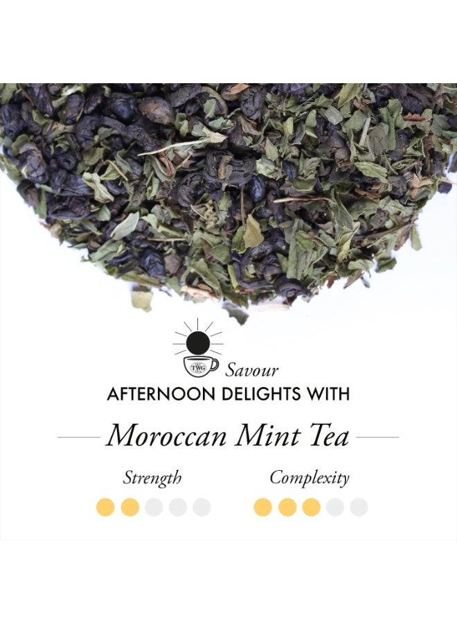 TWG Tea Moroccan Mint Tea, Loose Leaf Green Tea Blend in Haute Couture Tea Tin Gift, 100g - Image 3