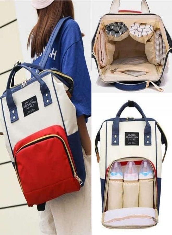 Nursing Maternity Diaper Backpack Tote Bag Mother || Baby Diaper Nappy Changing Bag Travel Shoulder Bag - Image 3