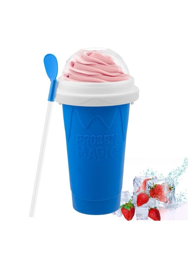 دينكس كوب صنع السلاشي - كوب ضغط سحري يمكنك تركيبه بنفسك، كوب سموثي محمول للعصائر والحليب والايس كريم - Image 1