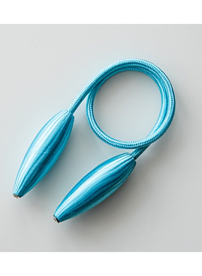 Curtain Straps, One Pair Set, No Need For Punching, Curtain Storage Rope, Twisting And Twisting, Music Binding Rope Strap - Image 1