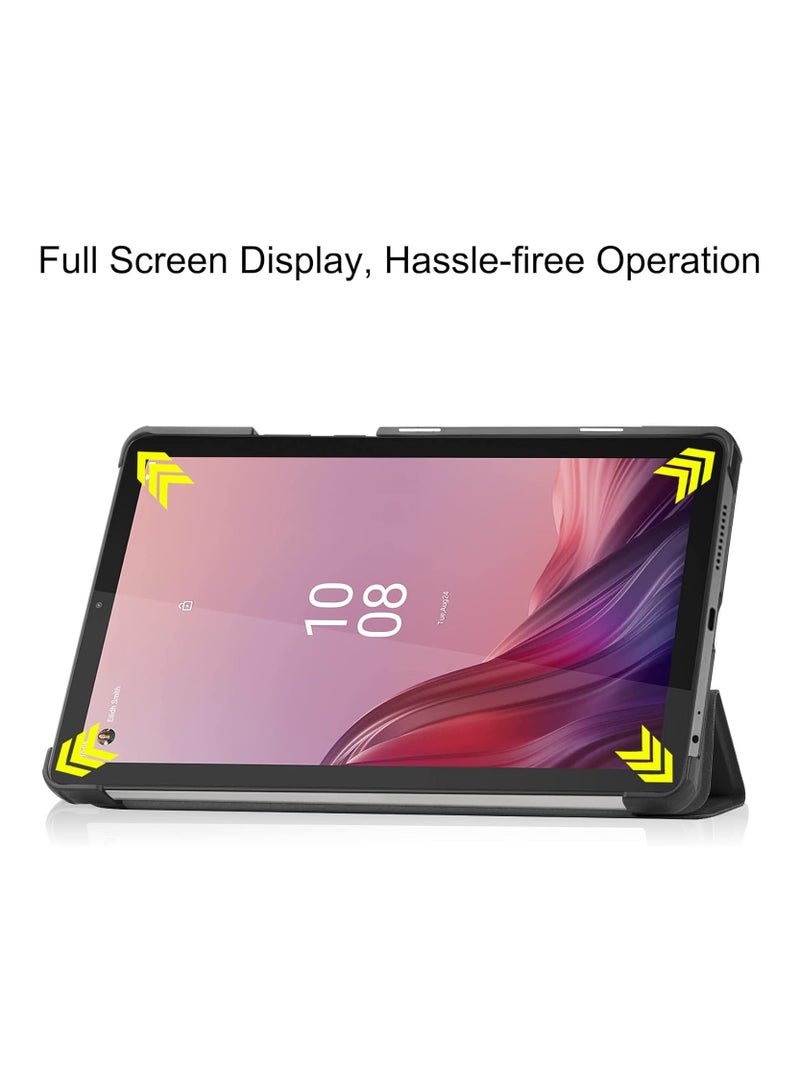 Case Compatible For Lenovo Tab M9 (TB-310FU), Multi-Angle Viewing Tri-Fold Case Ultra Slim Lightweight Stand Cover for Tab M9 (TB-310FU) 9 Inch 2023 Release (black) - Image 3