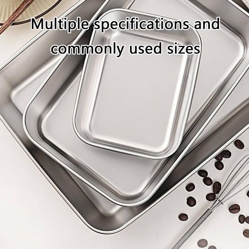 Stainless Steel Pastries Baking Sheet Nonstick Tiramisu Tray Mold Multipurpose Cake Pans Nonstick Dessert Cooking Stainless Steel Tiramisu Mold - Image 4