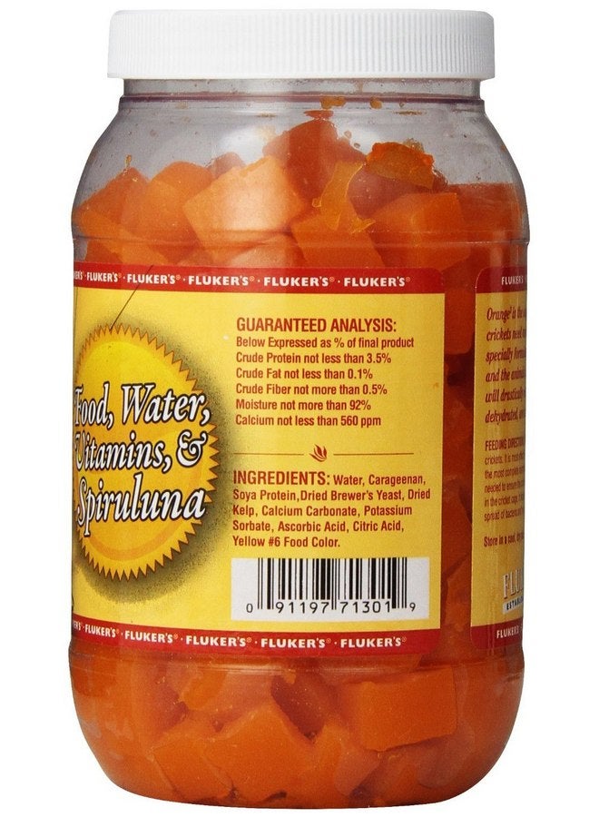 Fluker's Fluker's Orange Cube Complete Cricket Diet, Gut Load Food for Feeder Insects and Live Crickets, Provides Vitamins, Minerals, and Hydration, 12 oz - Image 3