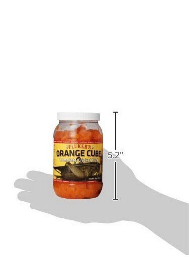 Fluker's Fluker's Orange Cube Complete Cricket Diet, Gut Load Food for Feeder Insects and Live Crickets, Provides Vitamins, Minerals, and Hydration, 12 oz - Image 4